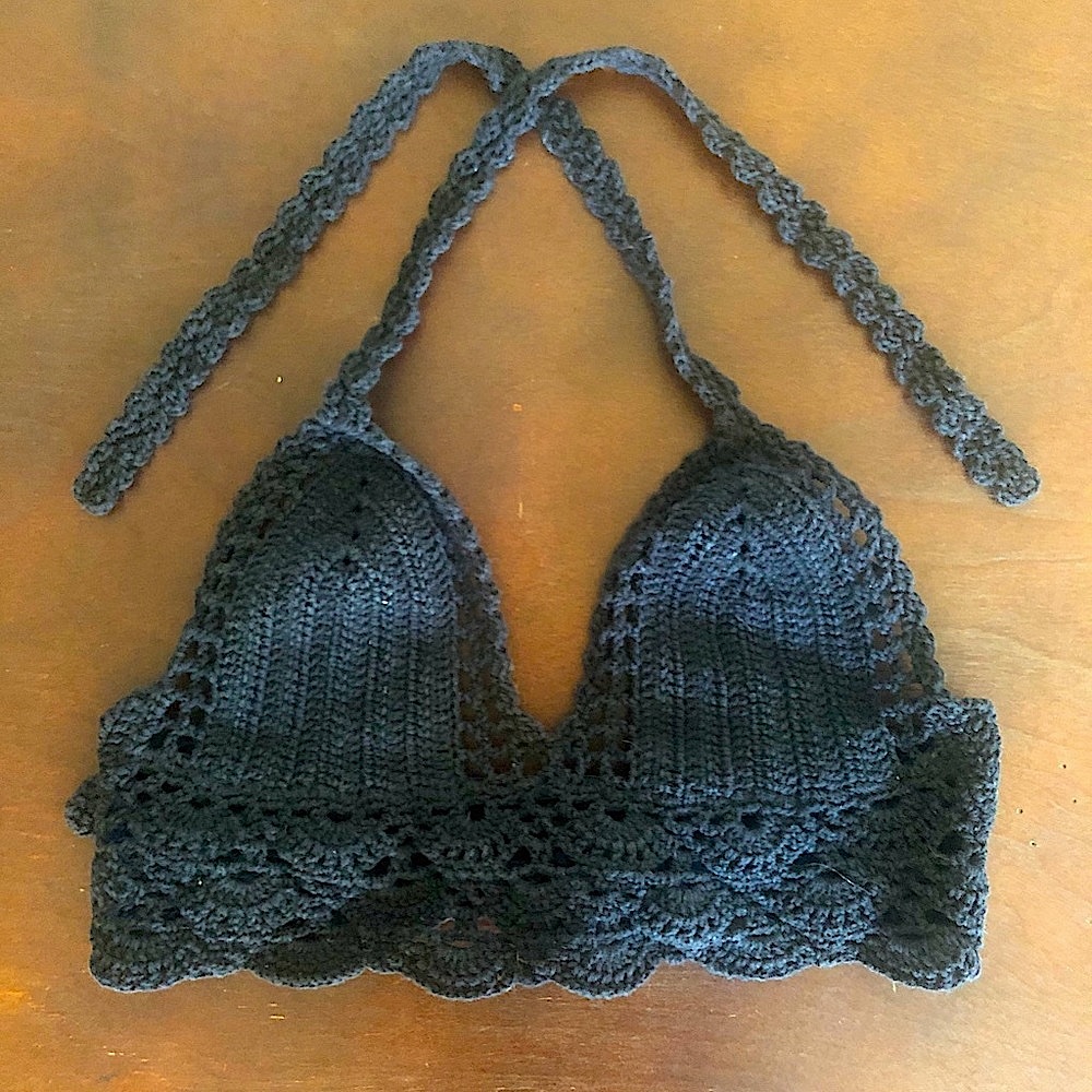 Crochet crop top